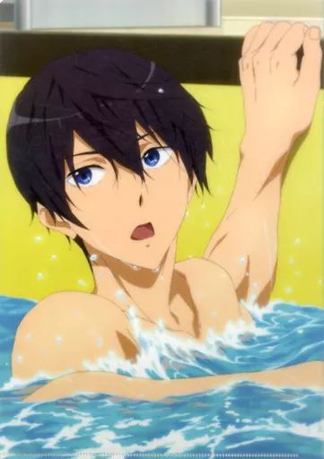 Free! TM 約束 前売券 ゴールシーン クリアファイル 中古】クリアファイル 七瀬遙 ゴールシーンA4クリアファイル