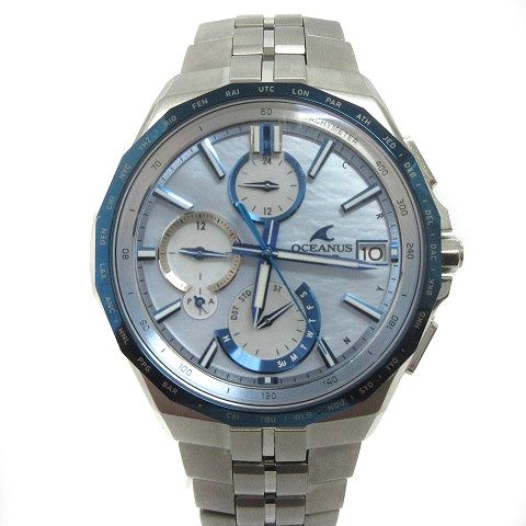 カシオ CASIO オシアナス マンタ 阿波藍 1000本限定 腕時計 タフ