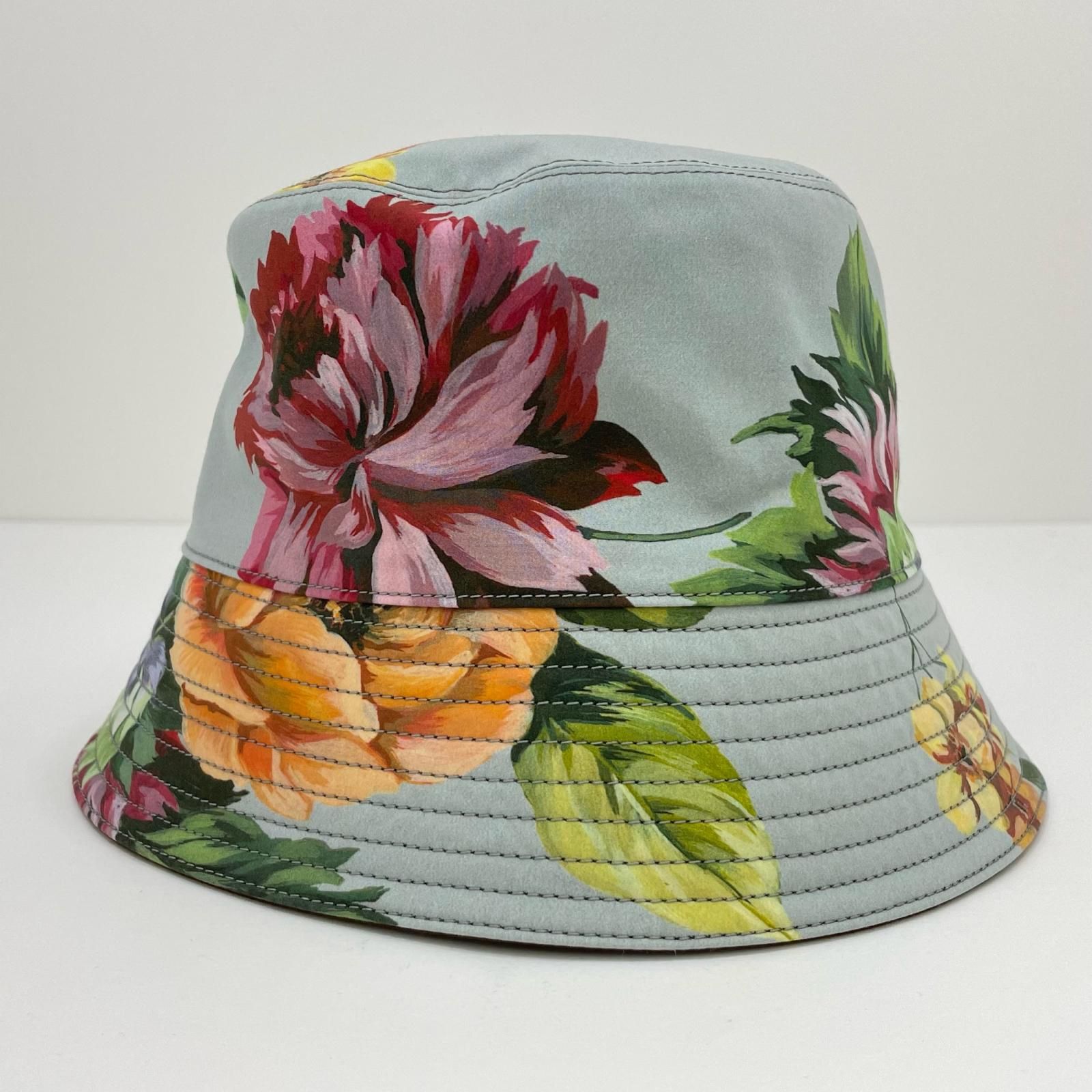 中古】PRADA | プラダ バケットハット 花柄 フラワー 帽子