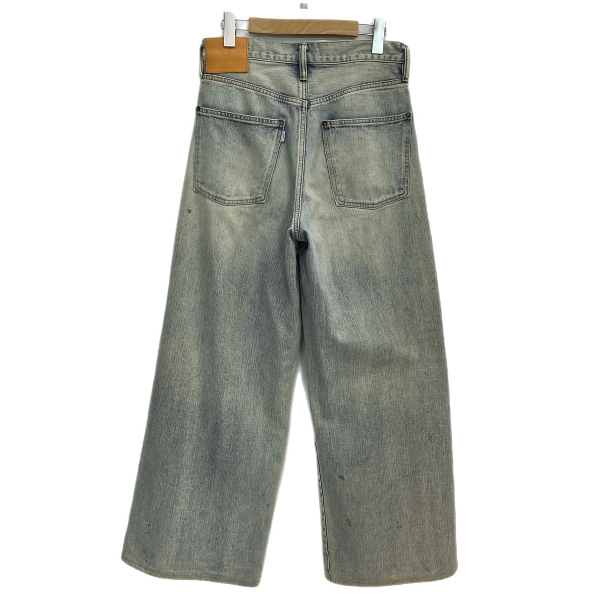 シュガーヒル SUGARHILL FADED MODERN DENIM WIDE TROUSERS 23AWPT05 