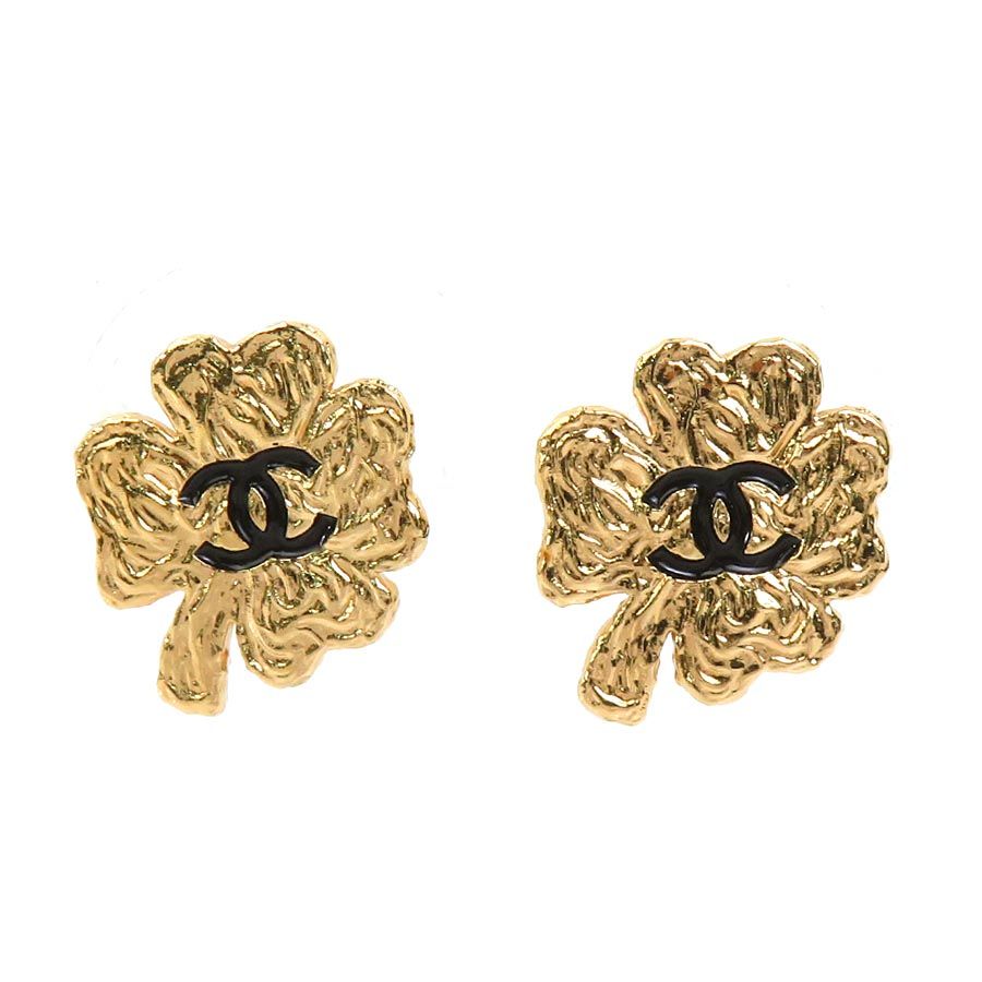 最終値下げ！シャネル ココマーク クローバー クリア ピアス シャネル CHANEL ピアス クローバー ココマーク - メルカリ