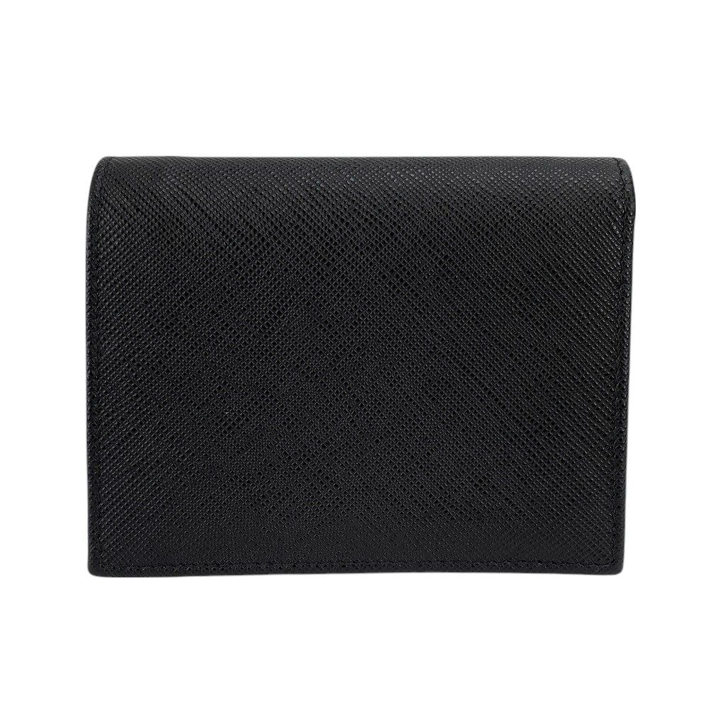 □美品□ プラダ コンパクト 二つ折り 財布 ウォレット サフィアーノ  