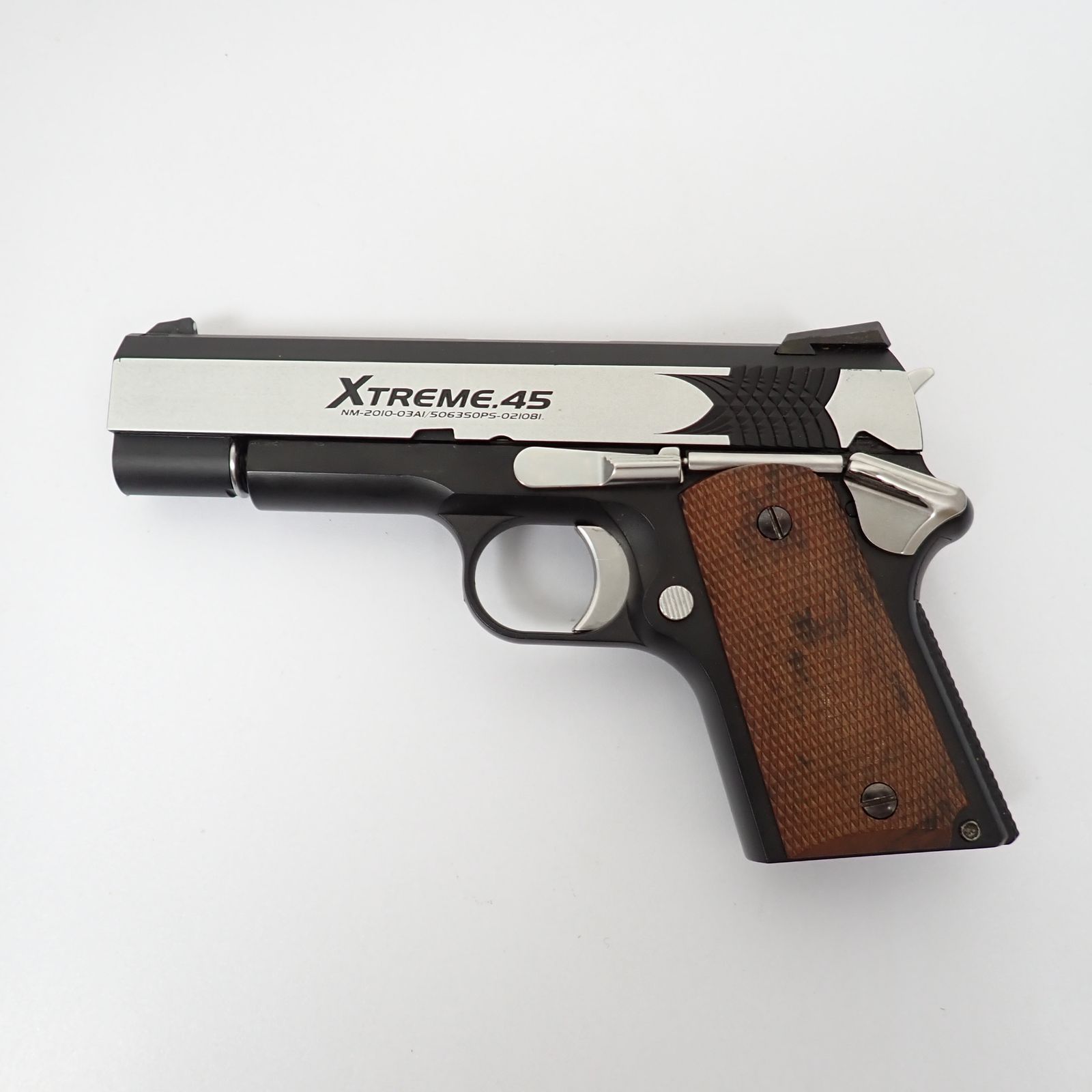 DETONICS.45 デトニクス.45コンバットマスター エアガン DETONICS.45 COMBAT MASTER STAINLESS MODEL(デトニクス.45
