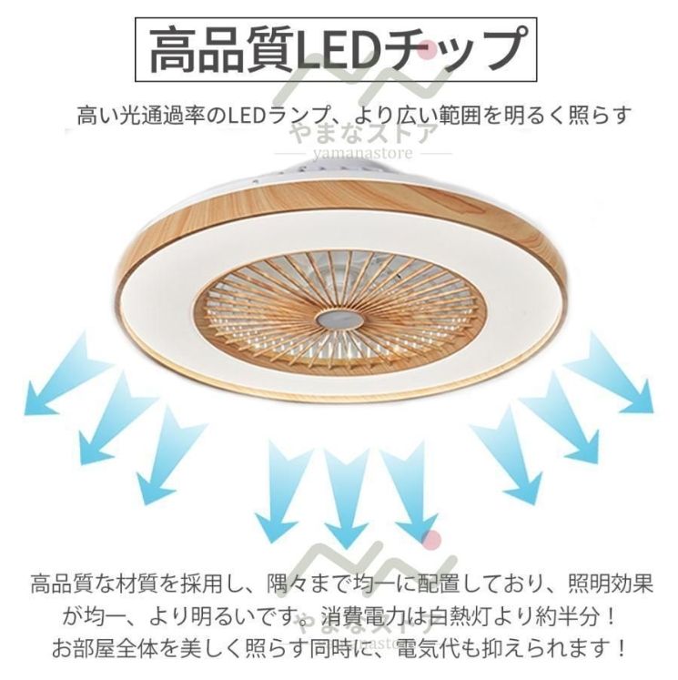 ファン付き照明 調光調色