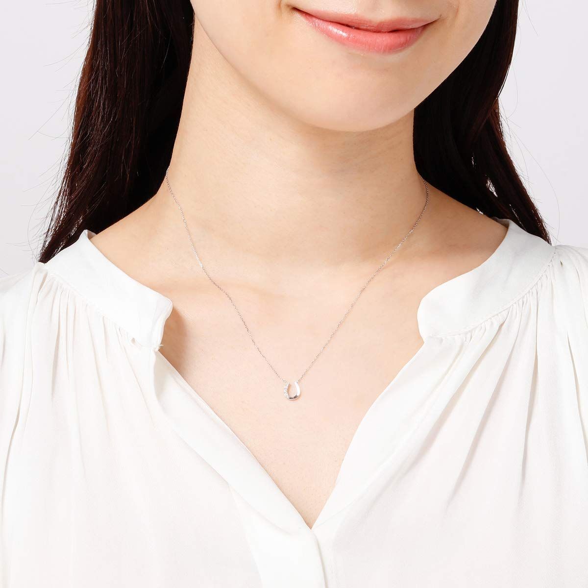  数量 canal 4℃ カナルヨンドシー ダイヤモンドK 10ホワイトゴールド WG ネックレス ネックレス アクセサリー