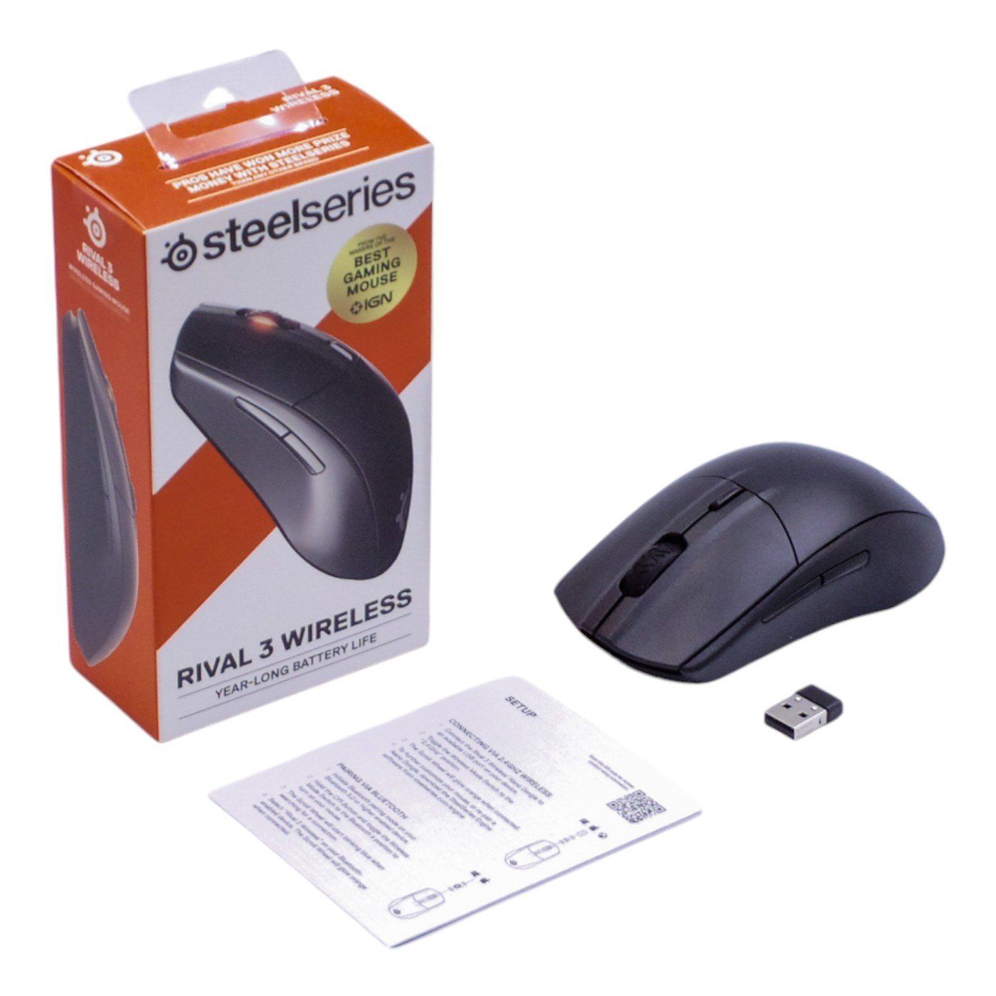 SteelSeries ゲーミングマウス 無線 ワイヤレス Aerox 5 Wireless 超軽量 9ボタン 高速反応 防滴防塵 IP54 当店1年保証SteelSeries 無線ゲーミングマウス 62426