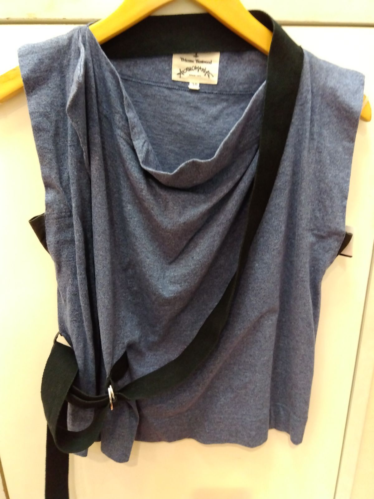 M17 ヴィヴィアンウエストウッド Vivianne Westwood トップス タンクトップ ノースリーブ デニムブルー М