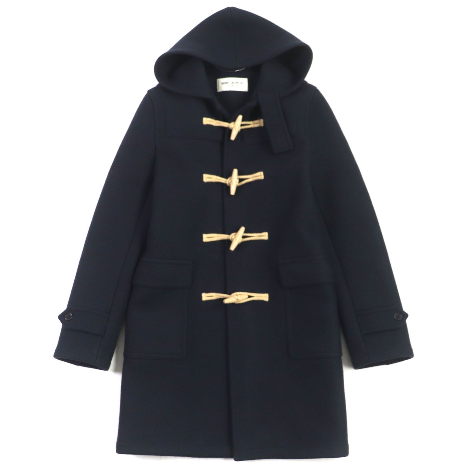 極美品22aw Saint Laurent ケープコートブラック36