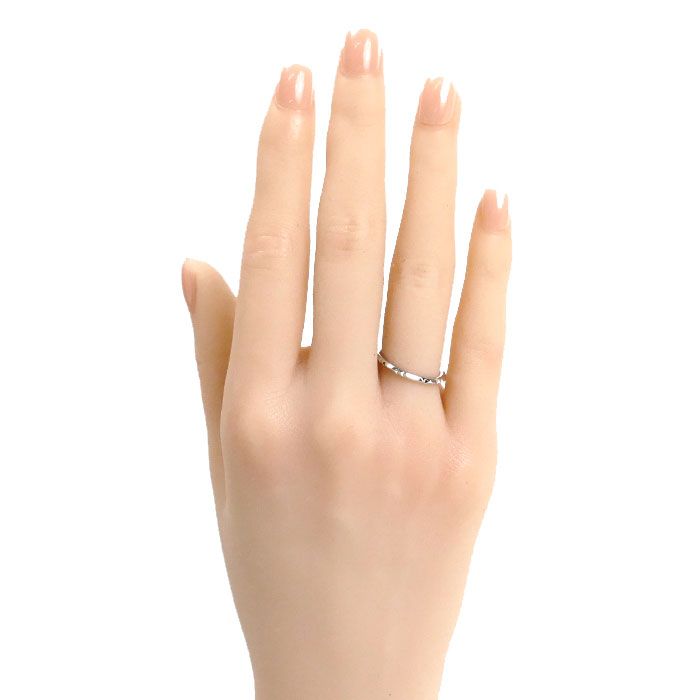 TIFFANY&Co. ティファニー Pt950プラチナ トゥルーバンド リング・指輪  