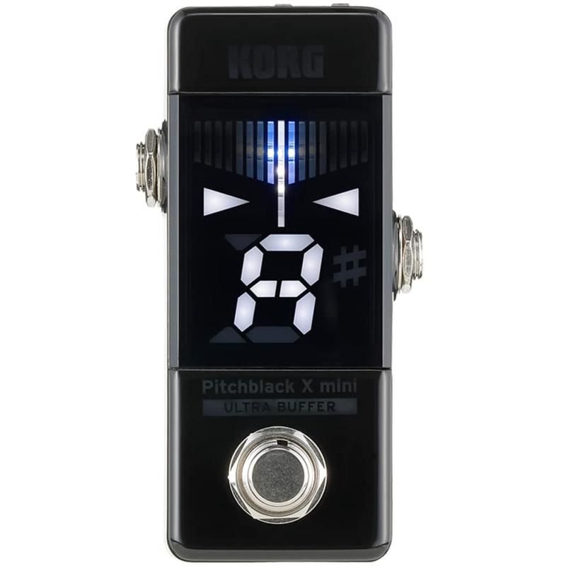 KORG コルグ ギター|ベース用 ペダルチューナー Pitchblack X mini コンパクト 省スペース ±0.1セントの高精度 ULTRA BUFFER 搭載 ストロボチューニング PB-