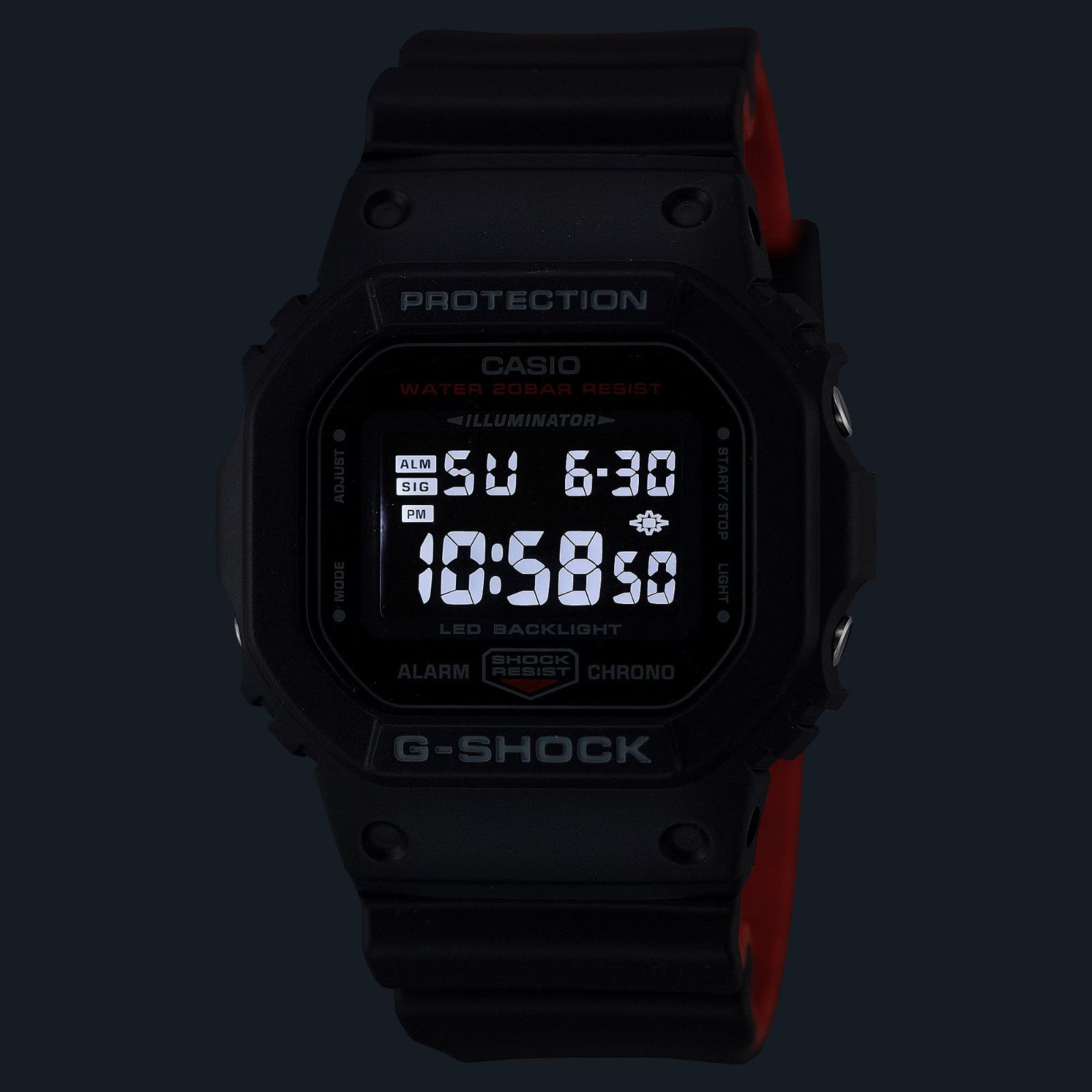 G shock led outlet backlight