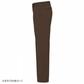 アイトス ストレッチパンツ 男女兼用 ブラウン S 50501