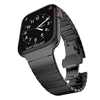 Surace ステンレススチール リンクブレスレット 交換用 Apple Watchバンド 44mm シリーズ4 シリーズ5 42 mm/ 44 mm Apple-016 中古】Surace ステンレススチール リンクブレスレット 交換用 Apple