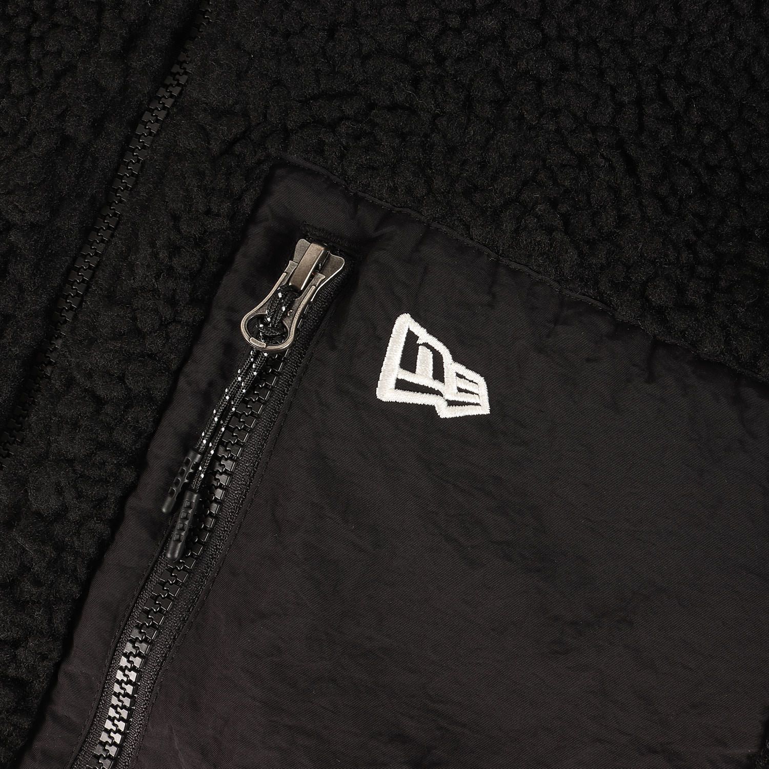 美品】NEW ERA ニューエラ ジャケット ブラック 黒 サイズ:XL | ロゴ 