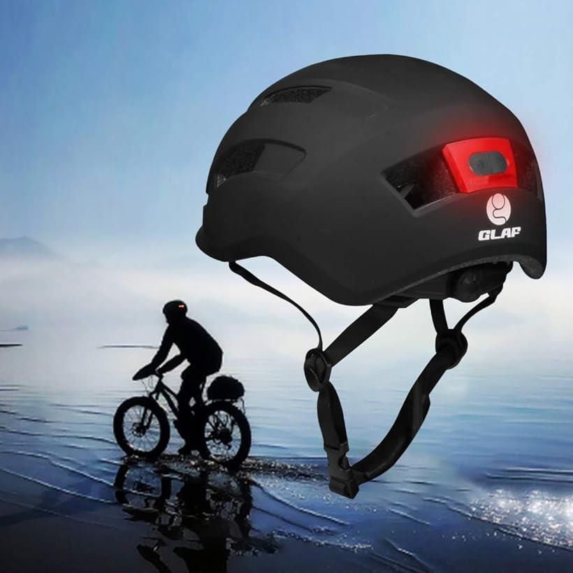 自転車 ヘルメット 大人用 スケートボード用ヘルメット ロードバイク(ブラック， L（56～61cm）18歳から)  4