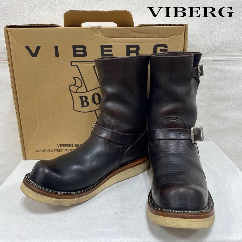 VIBERG ウ゛ァイバーグ ブーツ エンジニアブーツ 83 9inch 茶芯 ターンアップトゥ Vibram 8 1/2