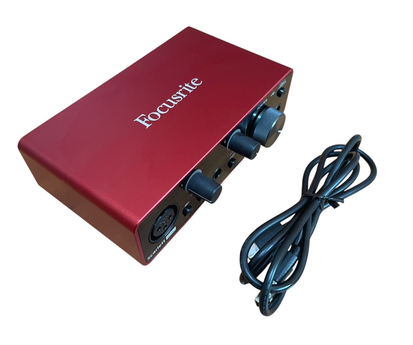 管理番号2796 Focusrite フォーカスライト オーディオインターフェース 2イン|2アウト 24bit|192kHz Scarlett Solo 3rd Gen 正規品