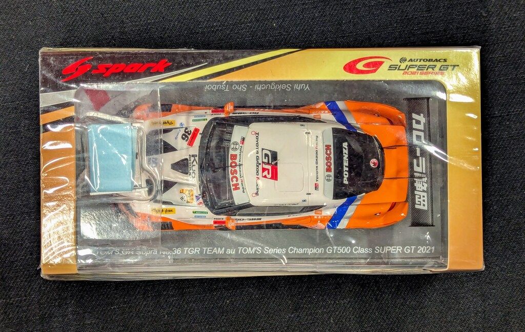 Spark model 1/43 au TOM`S GR Supra No.36 TGR au TOM`S Series Champion GT500 C