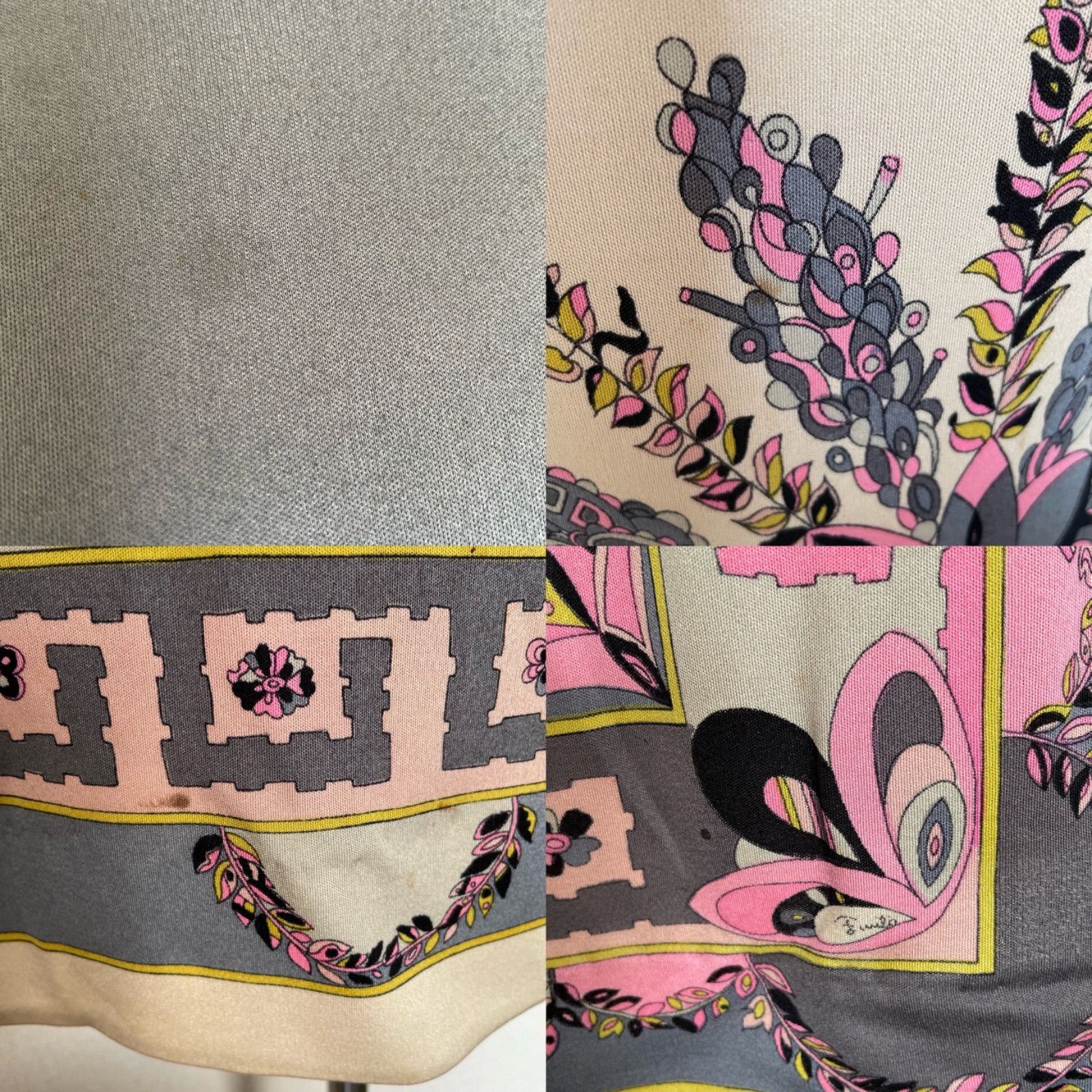 エミリオプッチ　ビンテージ　ワンピース EMILIO PUCCI PUCCI/エミリオプッチ/ワンピース/マルチカラー/06RG22