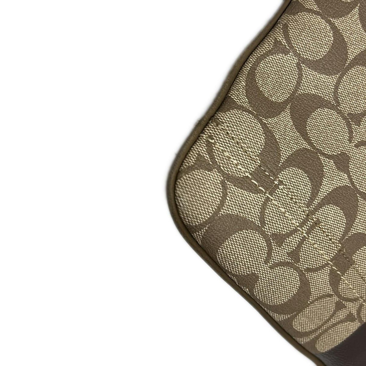 美品★COACHコーチ ヘリテージ トートバッグ ショルダーバッグ カーキメンズ 美品☆COACHコーチ ヘリテージ トートバッグ ショルダーバッグ