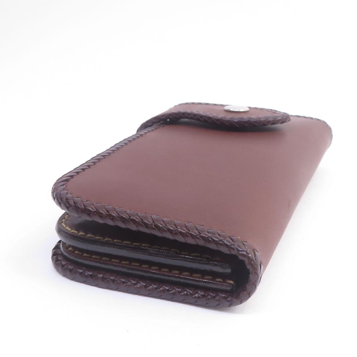 SAAD サード　レザー長財布　ロングウォレット　ブラウン SAAD サード レザー ロングウォレット 長財布 ダークブラウン