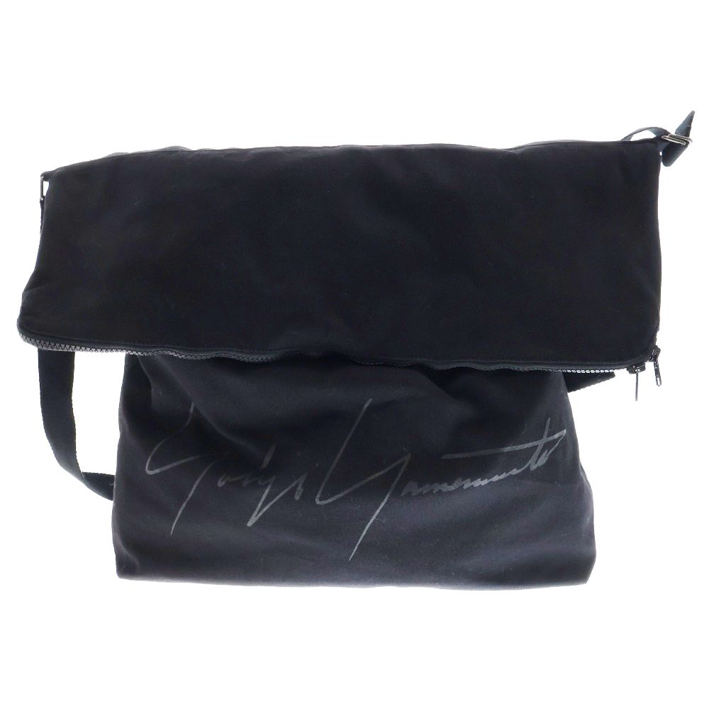 ヨウジヤマモト キャンバス ショルダーバッグ Yohji Yamamoto（ヨウジヤマモト）ショルダーバッグ キャンバス