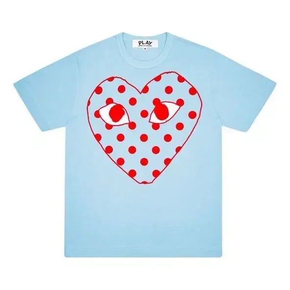 COMME des GARCONS コム デ ギャルソン ビッグハート ドットロゴ 半袖