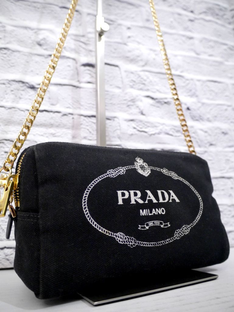 ◇PRADA プラダ CANAPA カナパ ビッグロゴ クロスボディ