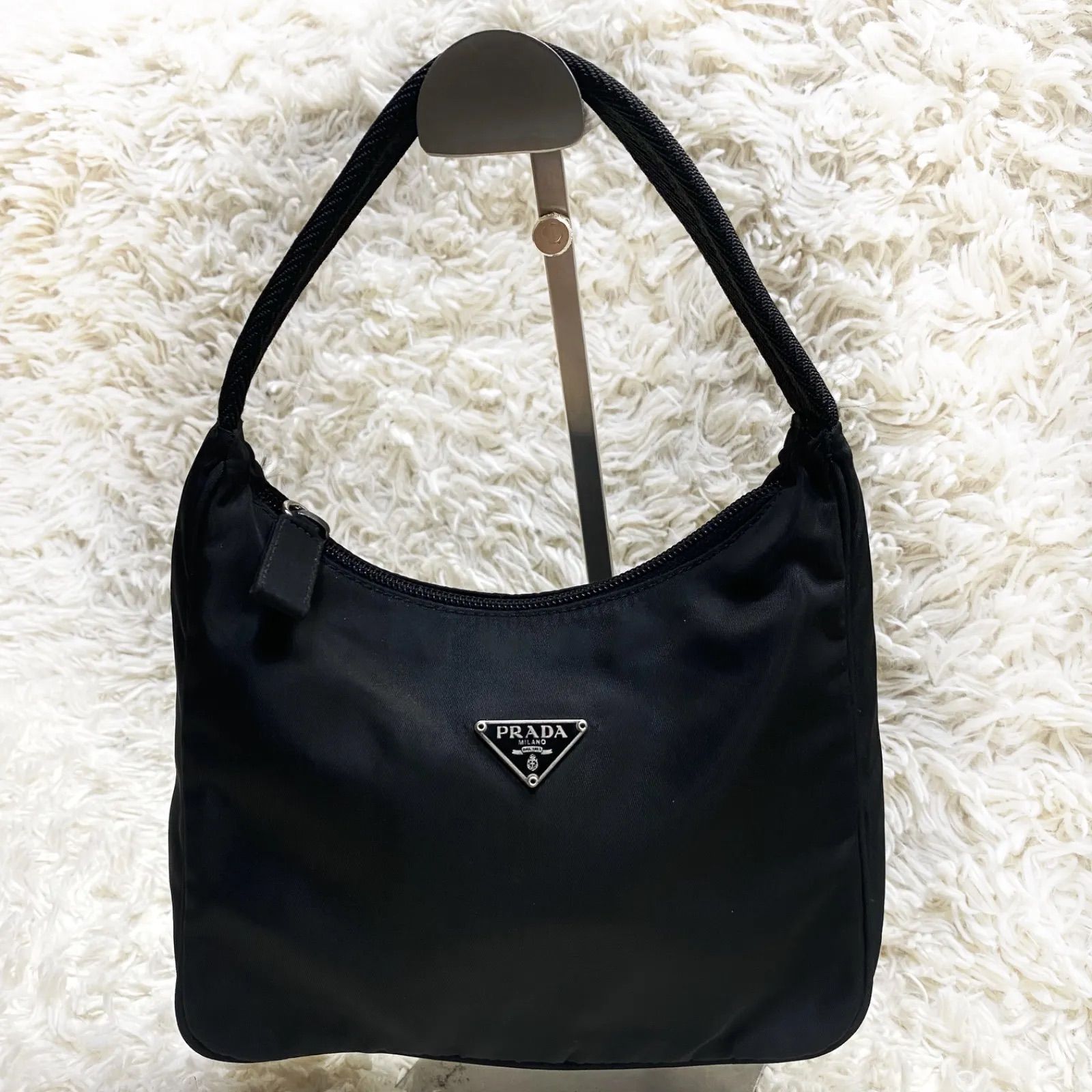 PRADA プラダ ミニバッグ アクセサリーポーチ ナイロン ブラック
