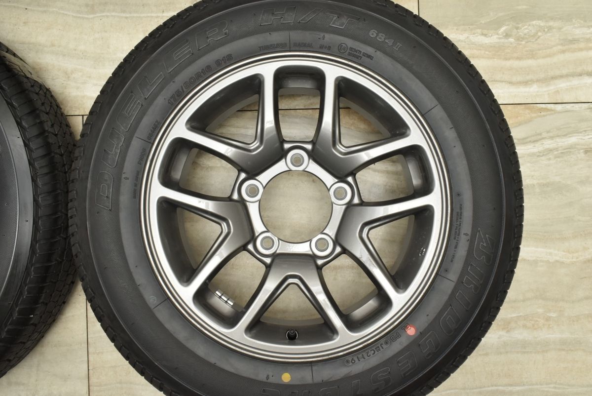 新車外し！JB64ジムニー純正タイヤ　ブリヂストン 5本セット jb64 純正タイヤ ブリヂストン 5本セット ジムニー JB64 純正