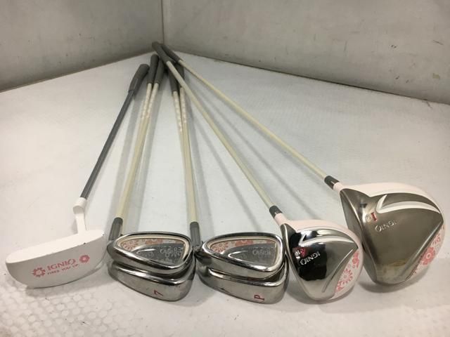 返品OK ゴルフクラブ IGNIO IGNIO ハーフセット オリジナルカーボン ハーフセット