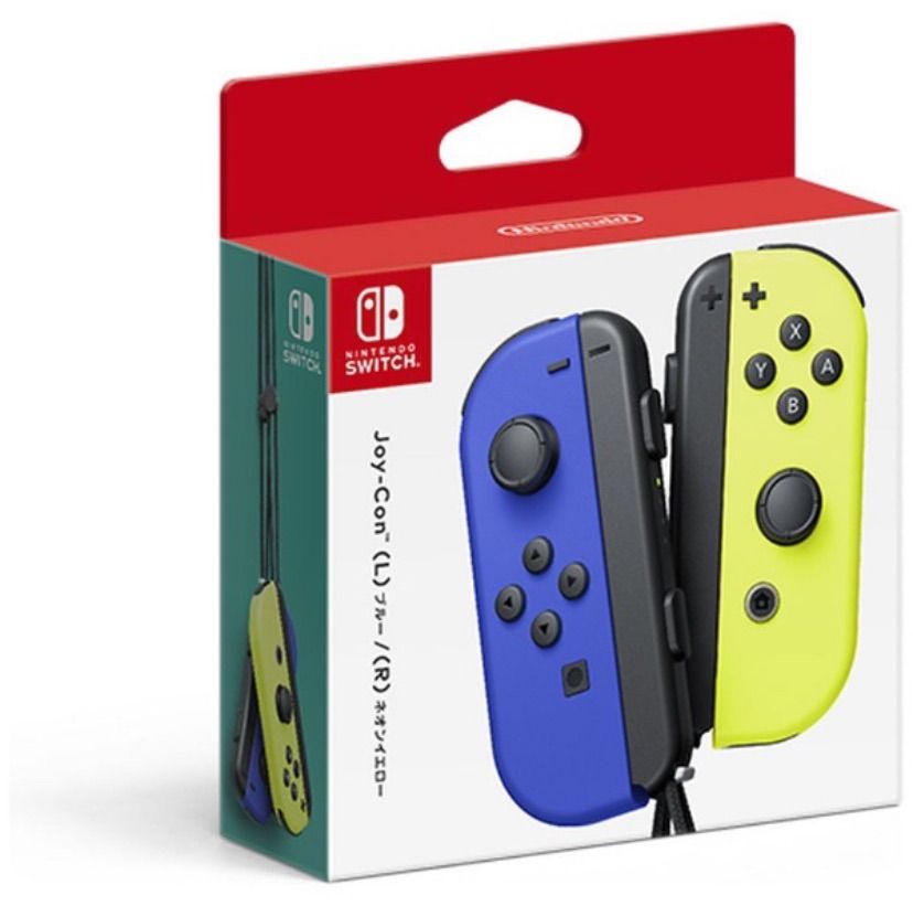 任天堂 (Switch)Joy-Con(L) ブルー/ (R) ネオンイエロー - メルカリ