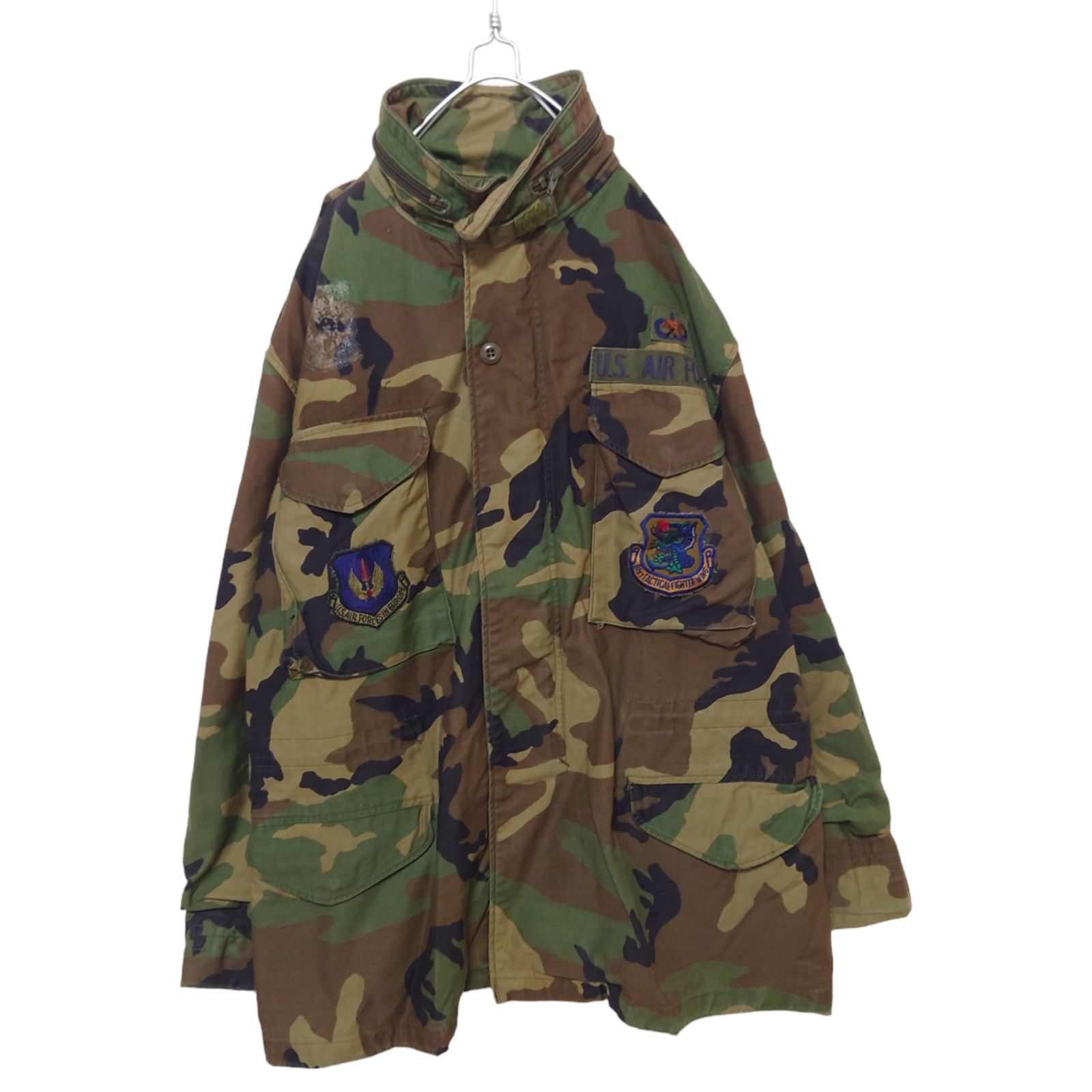 US ARMY】87年納入 M-65 4th ウッドランドカモ フィールド