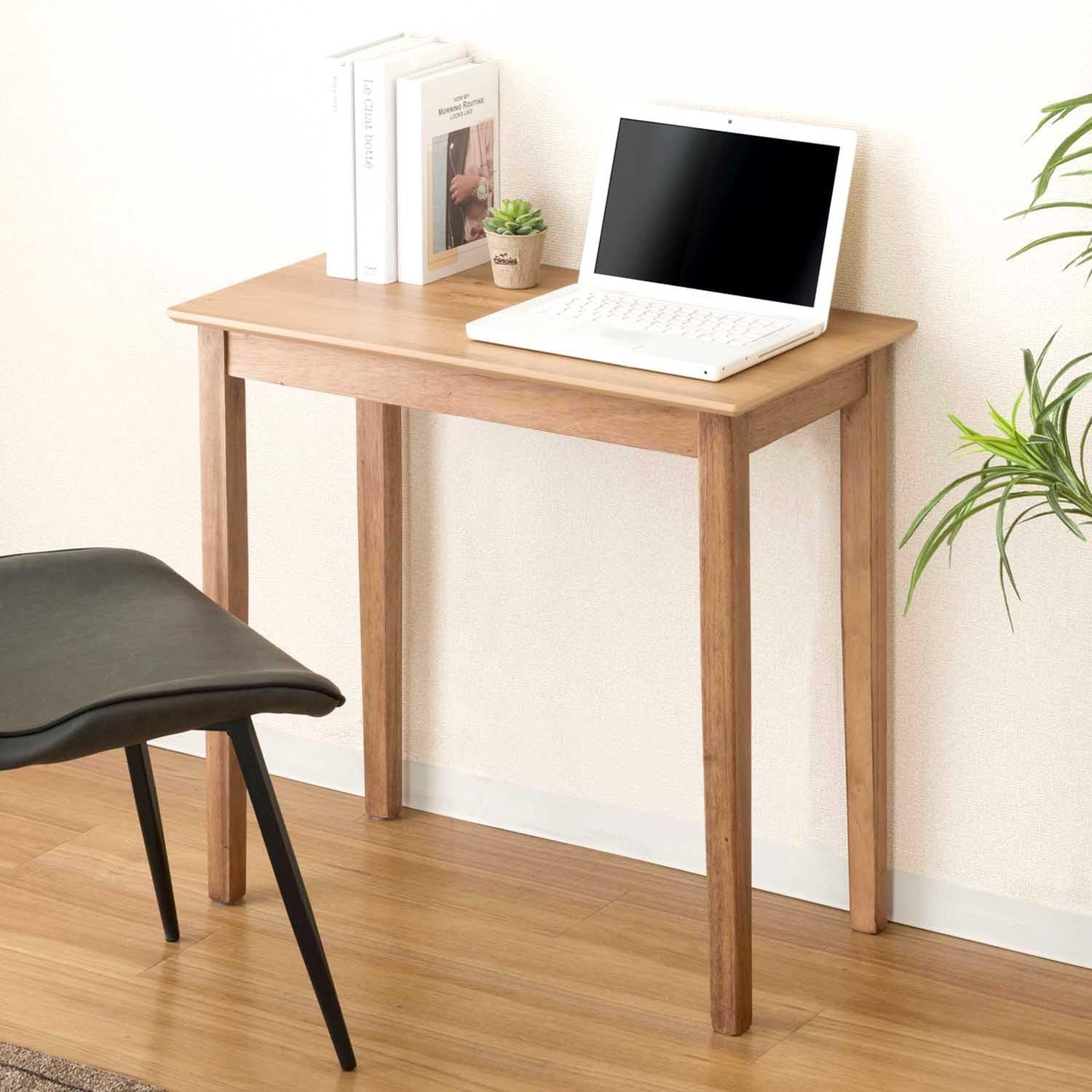 ドウシシャ パーソナルテーブル ダイニング デスク テーブル コンパクト 一人用 幅75cm 奥行40cm 高さ70cm ナチュラル ライトブラウン 木製 PT7540-NA