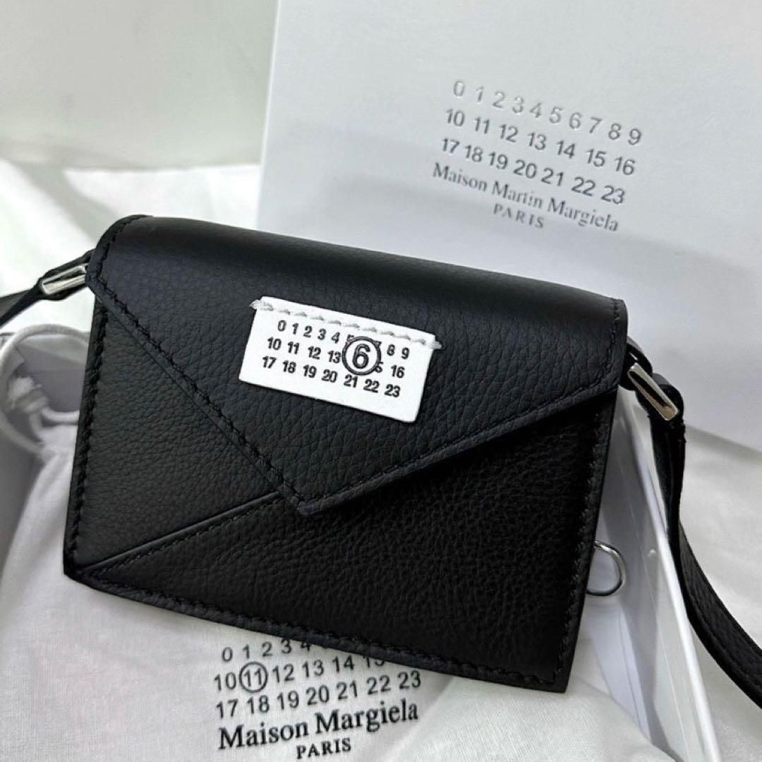 MM6ショルダーバッグブラック-MM輸入