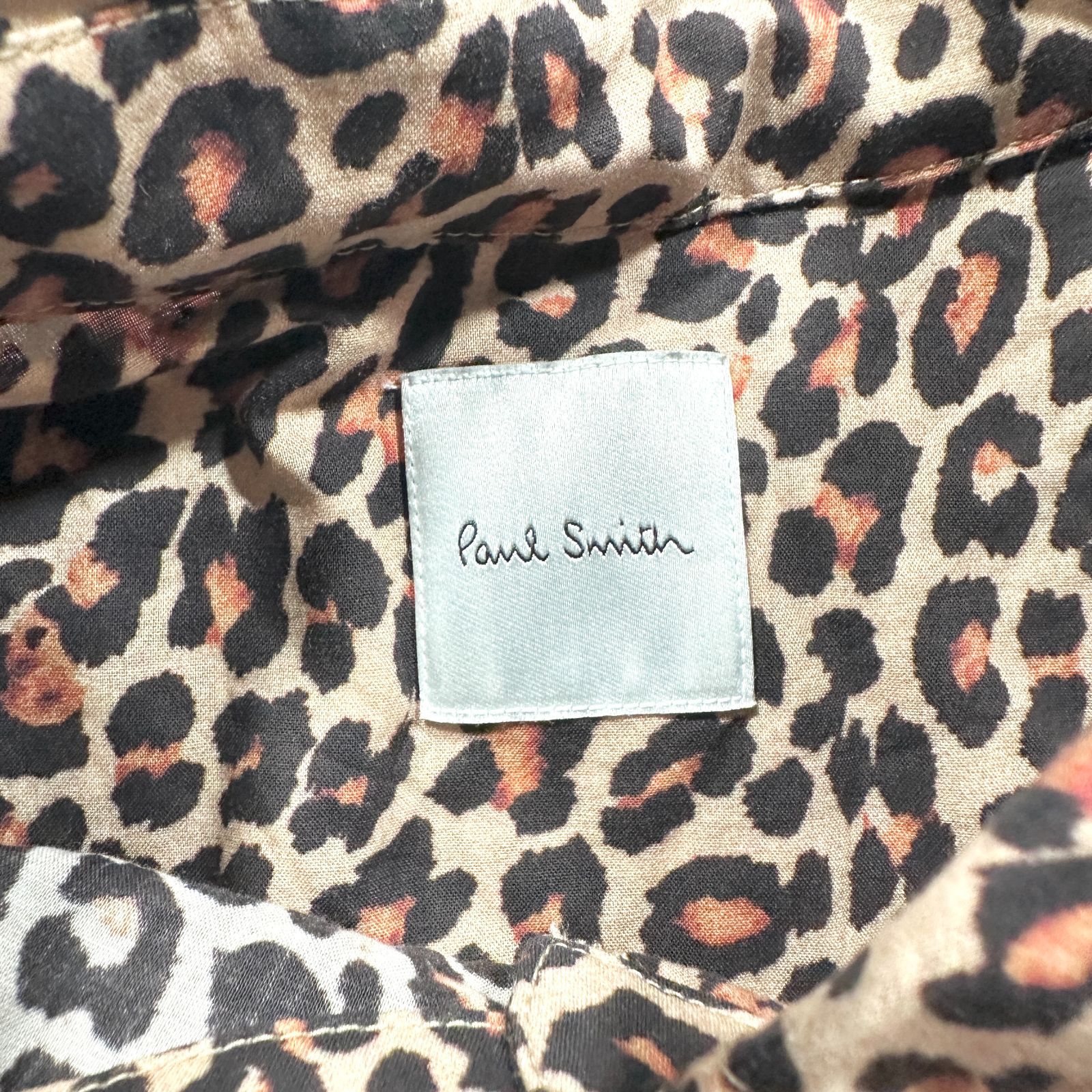 Paul Smith ポールスミス シャツ レオパード 豹柄 ヒョウ柄 アニマル