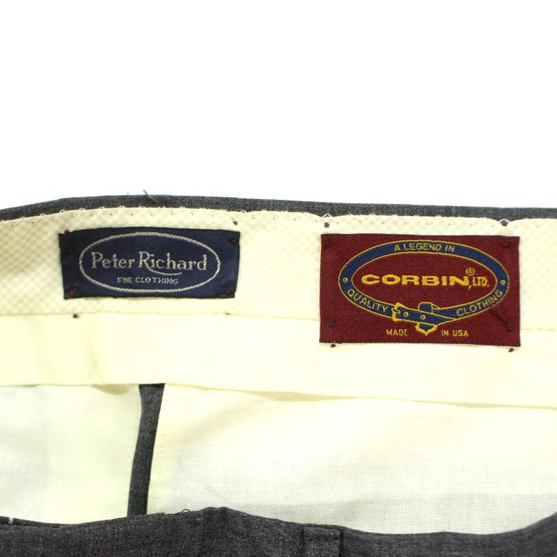 made in USA 80's 90's vintage オーバーサイズ 80s USA製 vintage 3タック スラックスパンツ メンズ XLサイズ相当