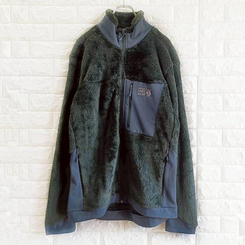 タグ付き ♥品 MOUNTAIN HARDWEAR monkey fleece マウンテン ハードウェア モンキー フリース ブラック サージ L ポーラテック OM8174 MERCADOAVALIA_COM_BR