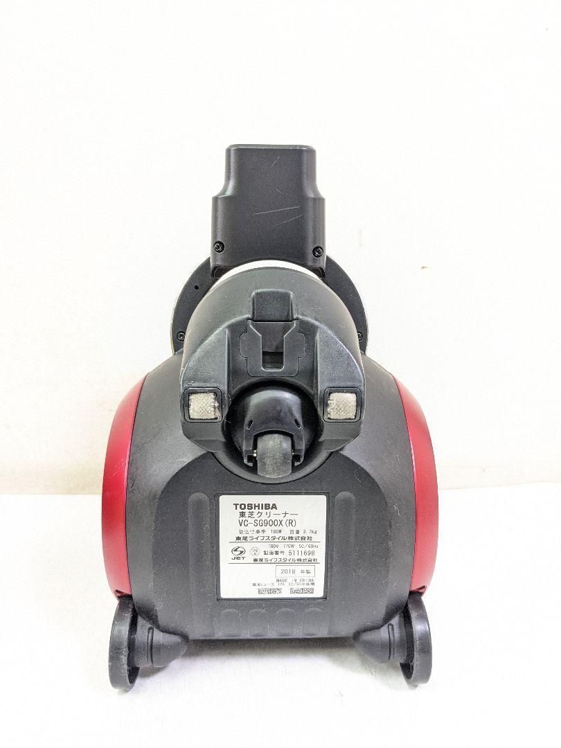  TOSHIBA VC-SG 900 X-R サイクロン式掃除機 2018年製 掃除機(キャニスター)本体 掃除機(キャニスター)