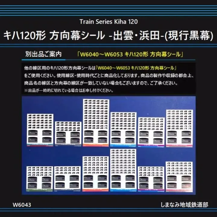 キハ１２０−8番号板部品店で購入品 キハ120−8番号板部品店で購入品 公式]鉄道模型(気動車 セット