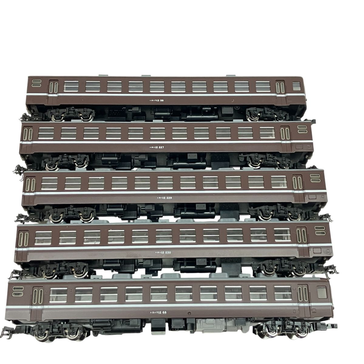 新品未走行 希少品TOMIX JR 12系客車 (やまぐち) セット 92594 TOMIX 92594 JR 12系 客車 やまぐち号用茶色客車 5両セット N