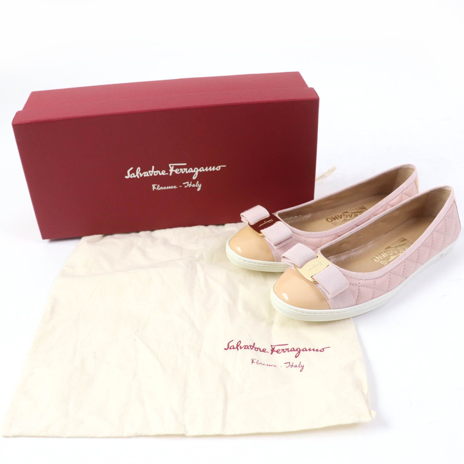 極美品☆Salvatore Ferragamo サルヴァトーレフェラガモ 685564 RUFINA 