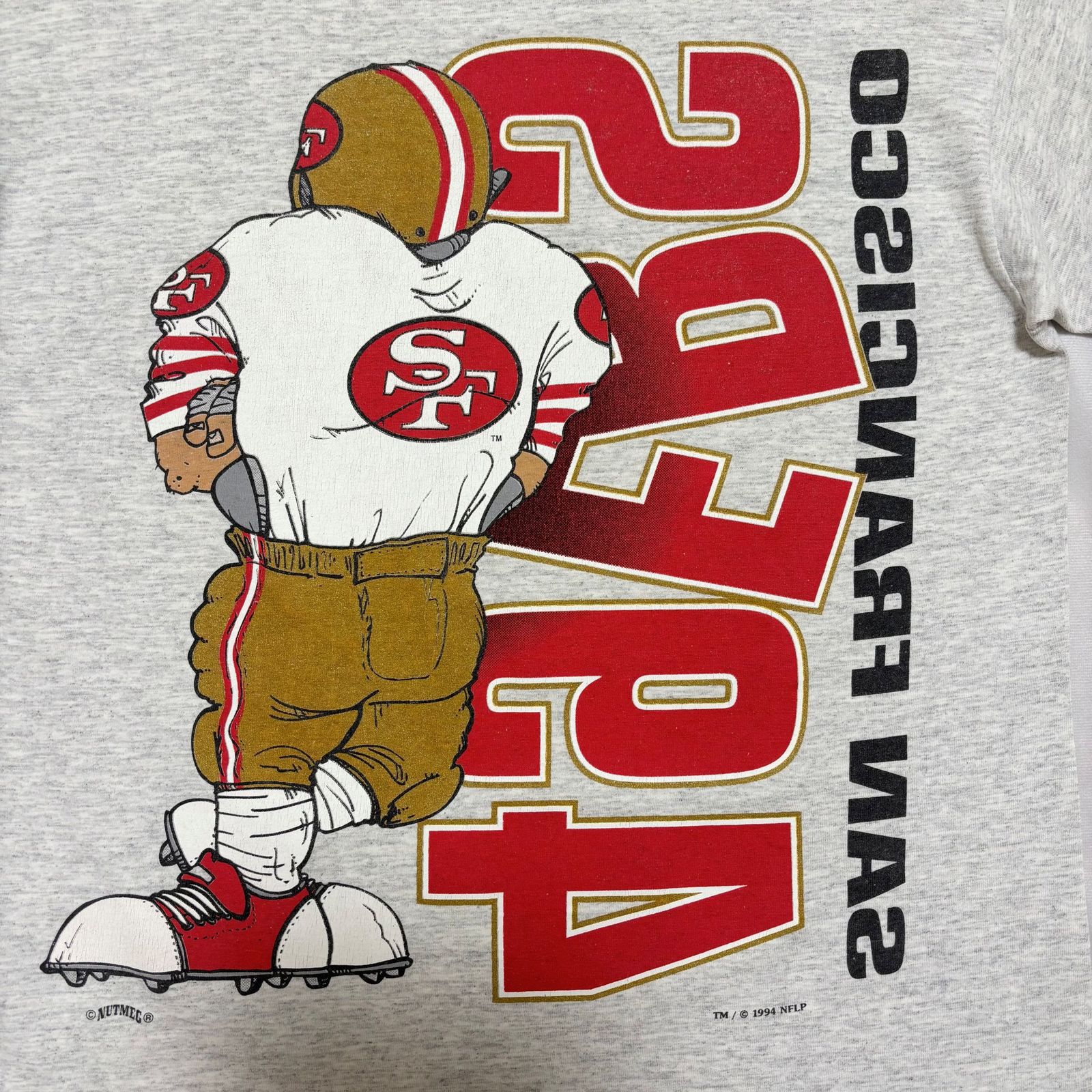 人気定番の 49ERS NFL NUTMEG ナツメグミルズ 中古 Tシャツ USA製 90s シャツ