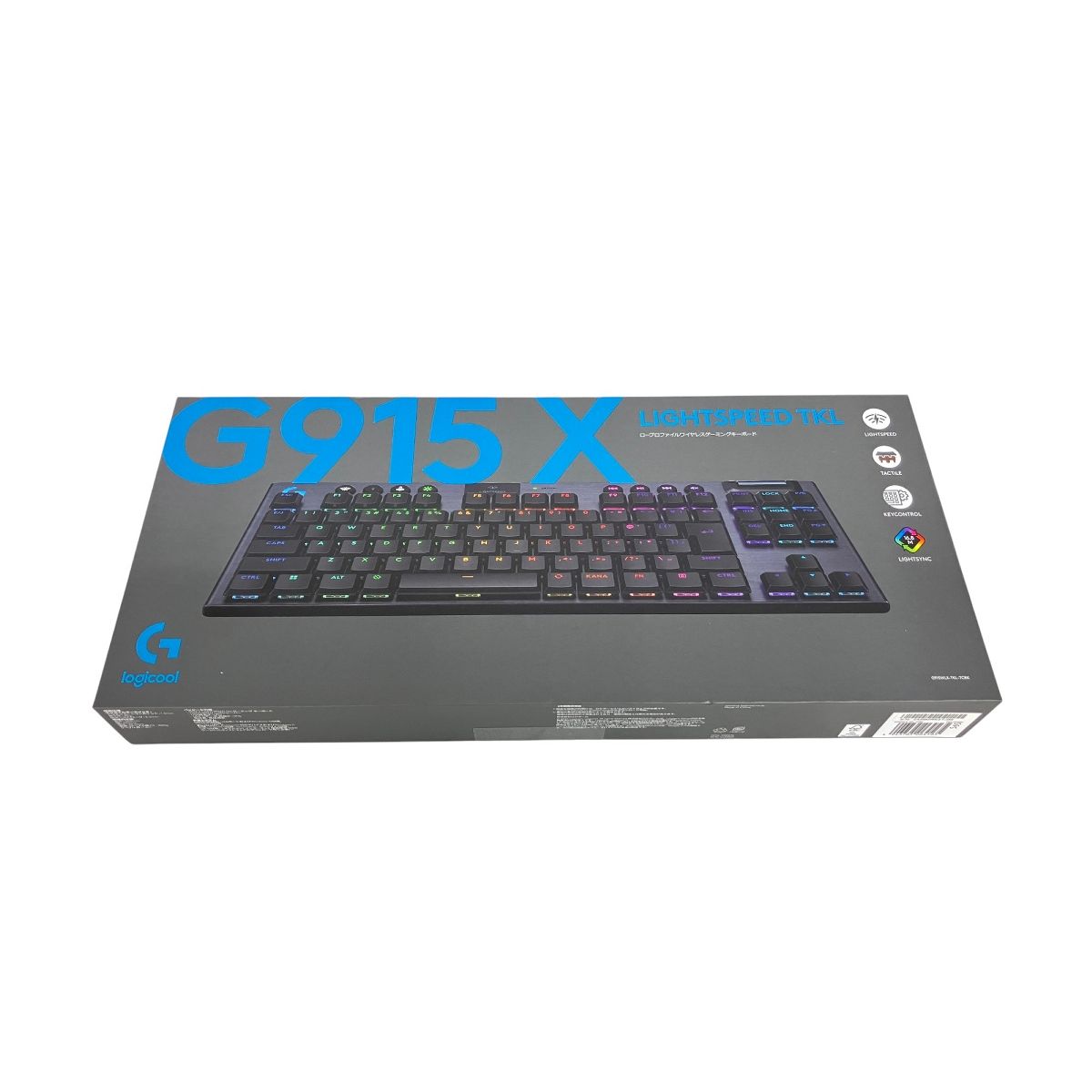 Logicool G915 X ゲーミングキーボード【中古品】 ゲーミング キーボード G915 X ブラック G915X-TCBK[有線