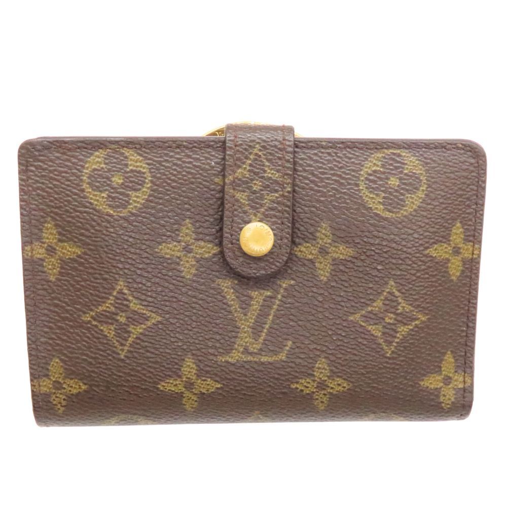 ルイヴィトン LOUIS VUITTON M61674 モノグラム ポルトフォイユ ヴィエノワ 二つ折り財布 がま口 コンパクト レディース メンズ 廃盤 A2504301 無料ギフトラッピング承ります