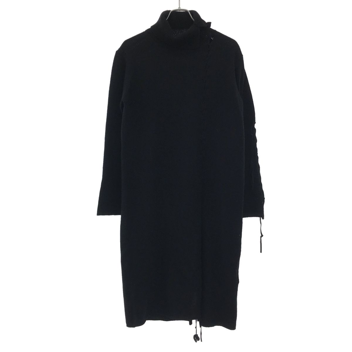 ヨウジヤマモト　FV-K03-191 ニットワンピース Yohji Yamamoto FEMME ヨウジヤマモト ファム 18AW ハイネックウール
