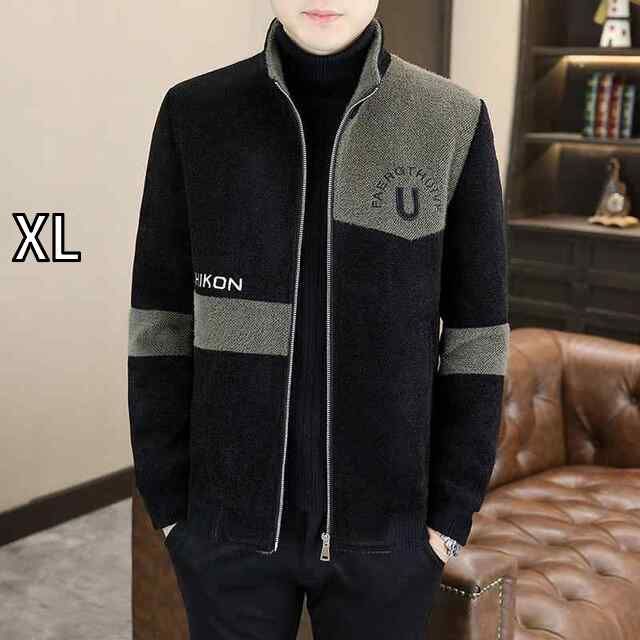 XL 春 コーデ メンズ 服 シンプル ファッション オシャレ 大人 かっこいい 大きいサイズ ストリート 紳士服 冬 ウール コート 韓国スタイル 厚手 暖かい ハイエンド カジュアル