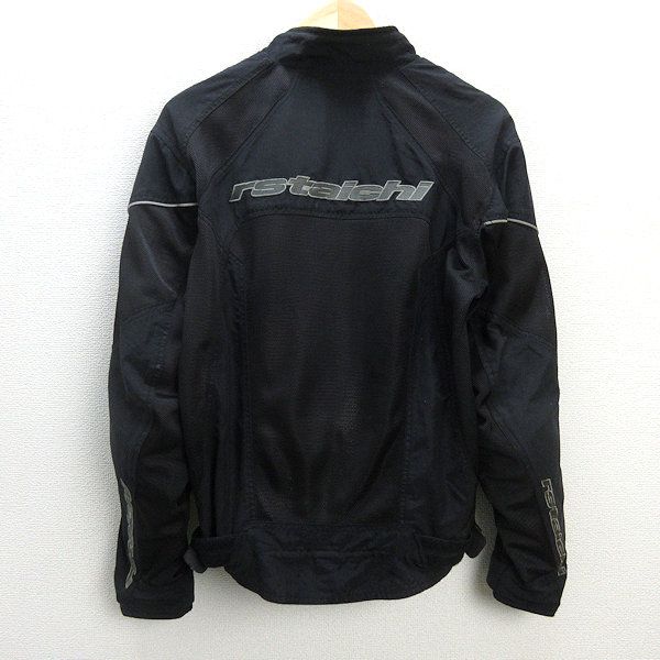 H■タイチ/rs Taichi メッシュ地 ライディングジャケット バイクジャケット【L】黒/MENS■40【中古】