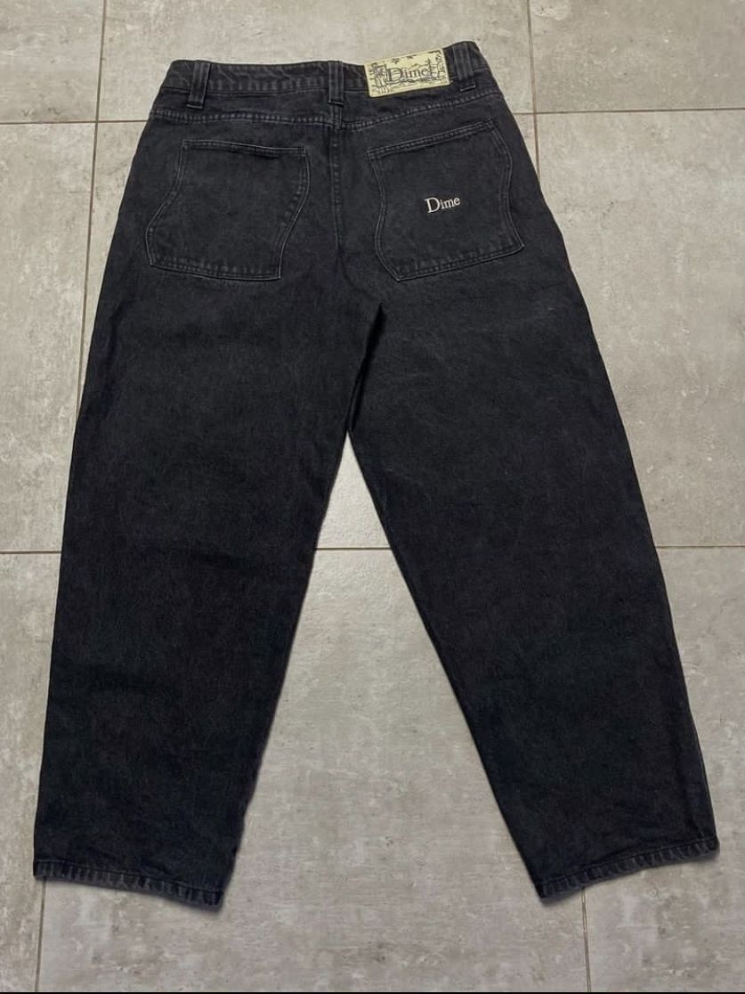 新品 Dime ダイム バギージーンズ デニム パンツ WASHED BLACK ブラック - メルカリ