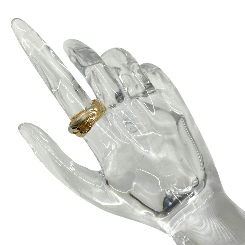 Cartier カルティエ 750 トリニティ リング スリーカラー #49